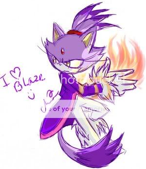 blaze the cat★正在做什麼?